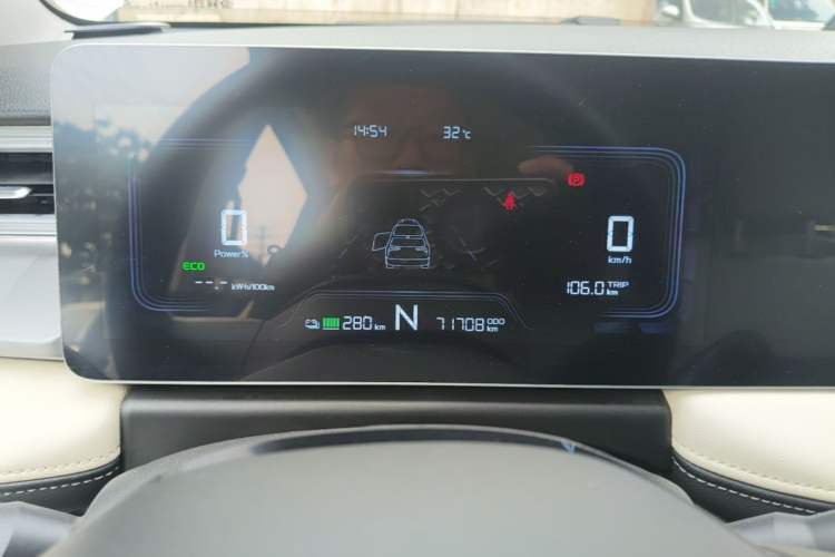 Used Geometry E Firefly 2024 301km Flowing Light Instrument Cluster