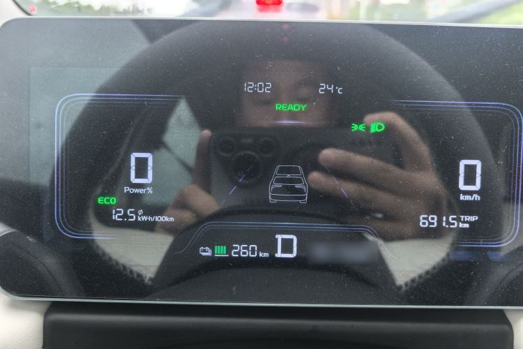 Used Geometry E Firefly 2024 401 km Fluorescent Instrument Cluster