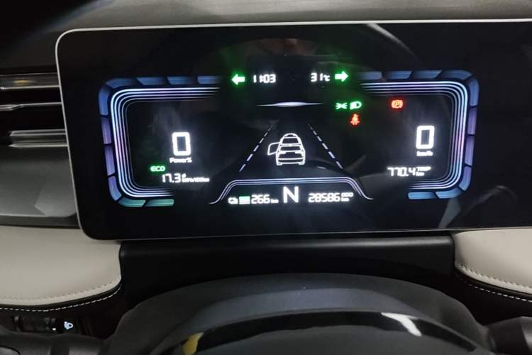 Used Geometry E Firefly 2024 301km Flowing Light Instrument Cluster