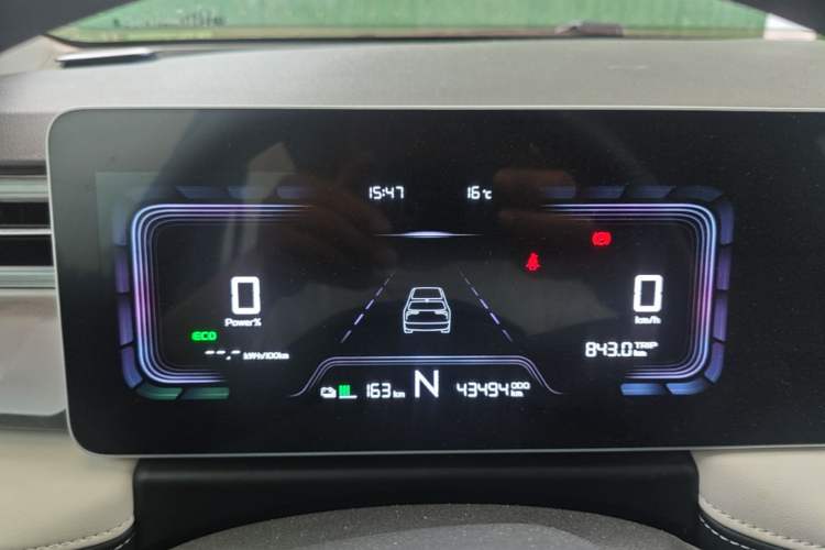 Used Geometry E Firefly 2024 301km Flowing Light Instrument Cluster