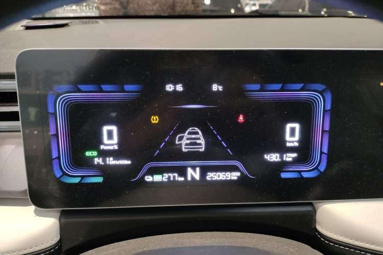 Used Geometry E Firefly 2024 301km Flowing Light Instrument Cluster