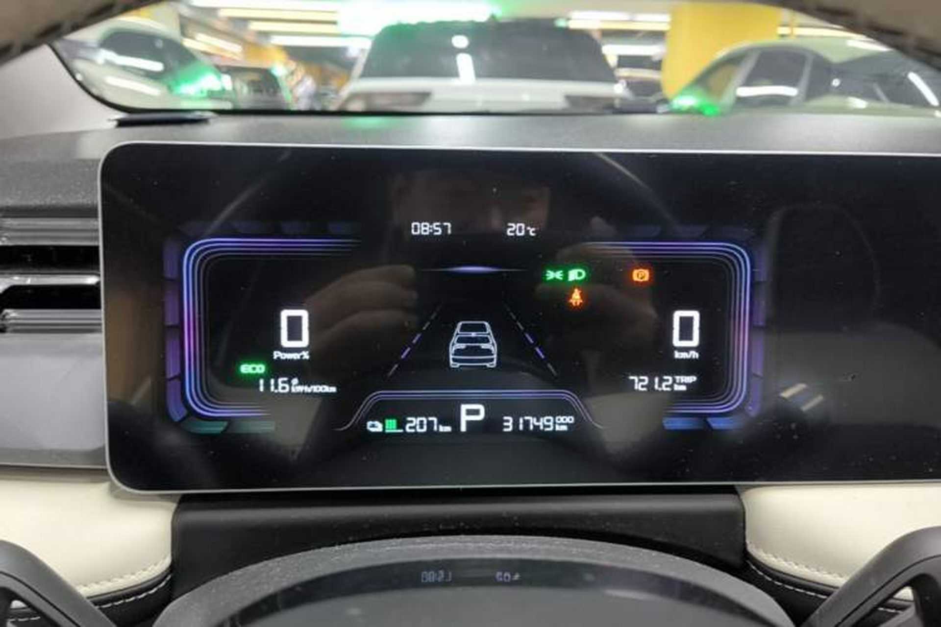 Used Geometry E Firefly 2024 401 km Fluorescent Instrument Cluster