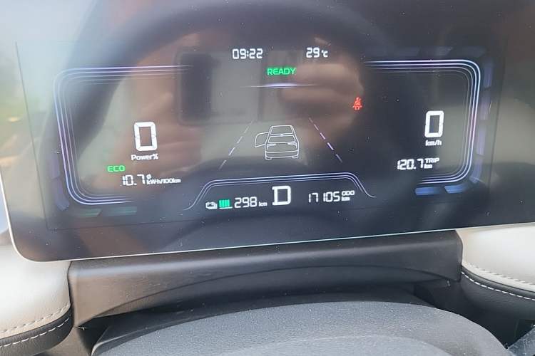 Used Geometry E Firefly 2024 401km Starlight Odometer Close Up