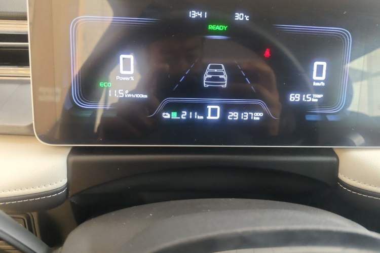 Used Geometry E Firefly 2024 401km Starlight Odometer Close Up