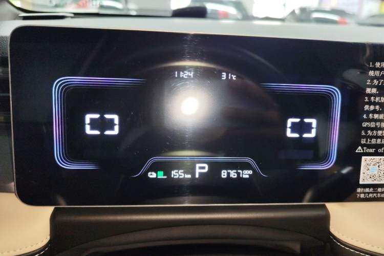 Used Geometry E Firefly 2024 301km Starlight Odometer Close Up