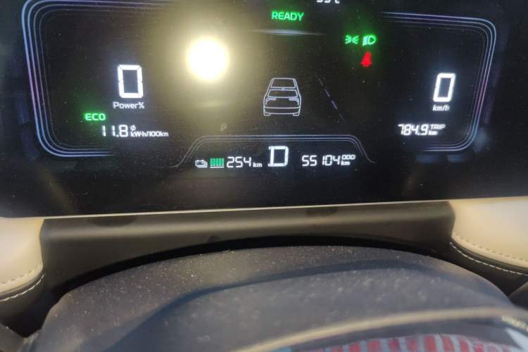 Used Geometry E Firefly 2024 301km Starlight Odometer Close Up