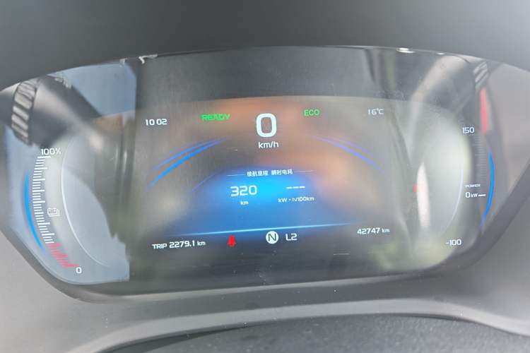 Used Geometry EX3 Kung Fu Cow 2021 Tough Bull Cow Odometer Close Up