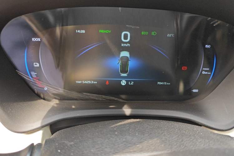 Used Geometry EX3 Kung Fu Cow 2021 Kungfu NiuNiu Odometer Close Up
