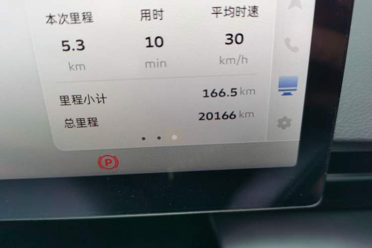 Used Geometry G6 2024 410 km Premium Version Odometer Close Up