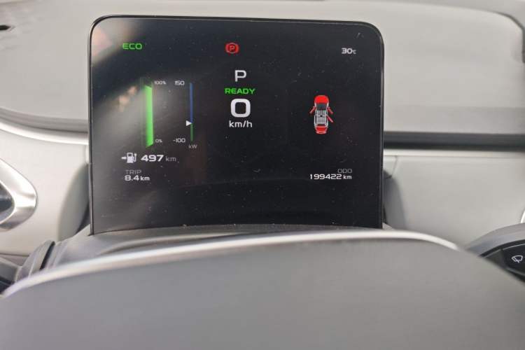 Used Geometry M6  Odometer Close Up