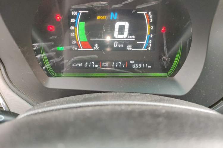 Used GLEAGLE K17 2016 K17A Fashion Edition Odometer Close Up