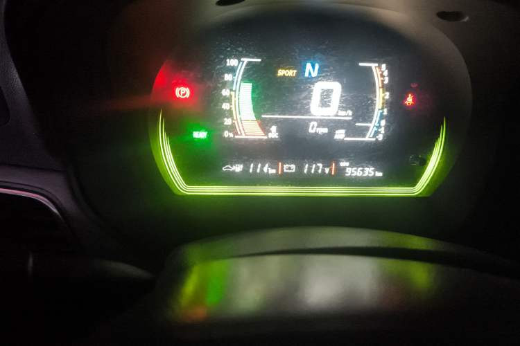 Used GLEAGLE K17 2016 K17A Fashion Edition Odometer Close Up