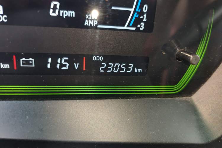 Used GLEAGLE K17 2017 K17AS model Odometer Close Up