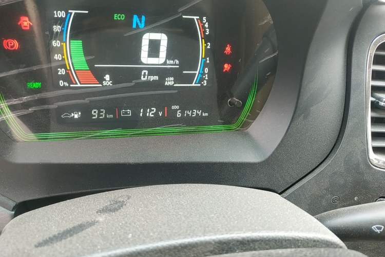 Used GLEAGLE K17 2017 K17AS model Odometer Close Up