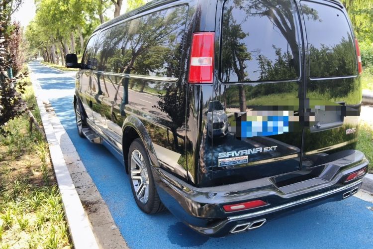 Used GMC SAVANA 2019 6.0L GL750 Elegant Sky Edition Rear Left 45 Deg