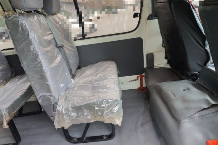 Used Golden Dragon Hiace 2021 1.8L Gasoline Version Logistics Vehicle Long-Wheelbase High-Roof Model GL850 LJ4A18Q6 Left Rear Seat