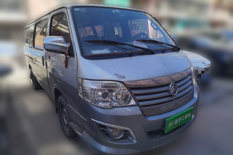 Used Golden Dragon Hiace 2021 1.8L Gasoline Version Long Wheelbase Low Roof – LJ4A18Q6 Front Right 45 Deg