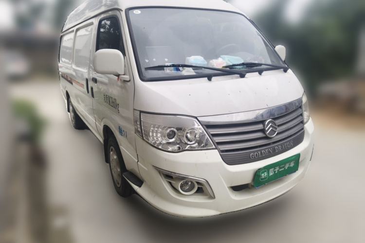 Used Golden Dragon Hiace 2021 1.8L Gasoline Version Logistics Vehicle Long-Wheelbase High-Roof Model GL850 LJ4A18Q6 Front Right 45 Deg