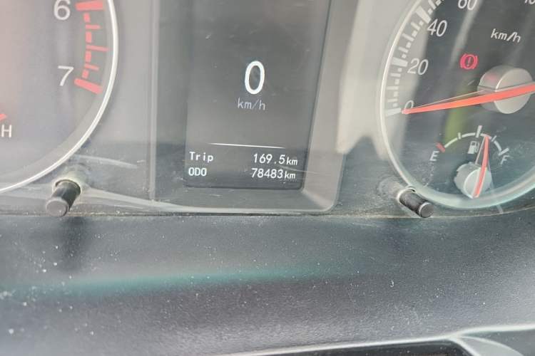 Used Golden Dragon Hiace 2021 1.8L Gasoline Version Logistics Vehicle Long-Wheelbase High-Roof Model GL850 LJ4A18Q6 Odometer Close Up
