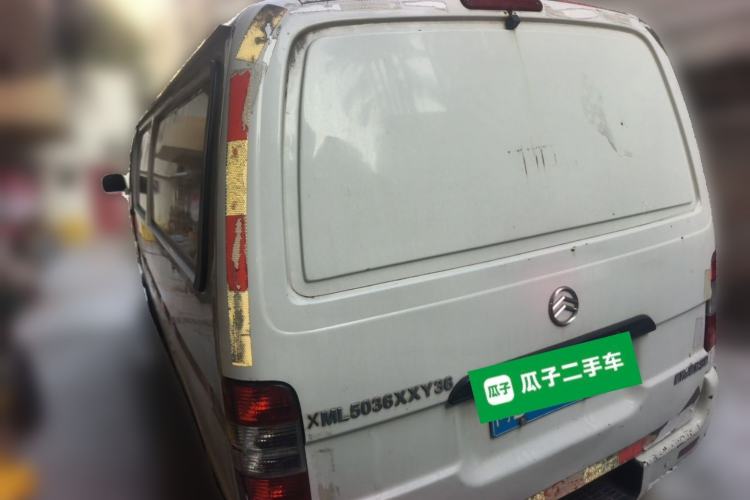 Used Golden Dragon Hiace 2021 1.8L Gasoline Version Logistics Vehicle Long-Wheelbase Low-Roof Model GL850 LJ4A18Q6 Rear Left 45 Deg