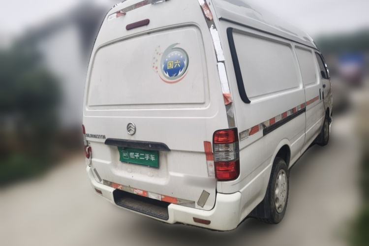 Used Golden Dragon Hiace 2021 1.8L Gasoline Version Logistics Vehicle Long-Wheelbase High-Roof Model GL850 LJ4A18Q6 Rear Right 45 Deg
