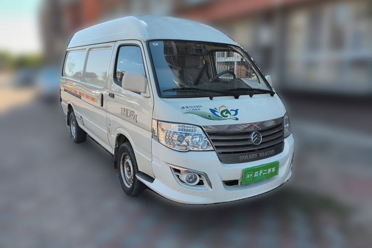 Used Golden Dragon Hiace New Energy 2021 Longyun GLE850 High-Roof Model 50.23 kWh Front Right 45 Deg
