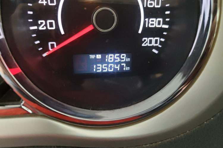 Used Great Wall C30 2010 1.5L Manual Luxury Edition Odometer Close Up