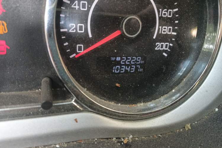 Used Great Wall C30 2010 1.5L Manual Luxury Edition Odometer Close Up