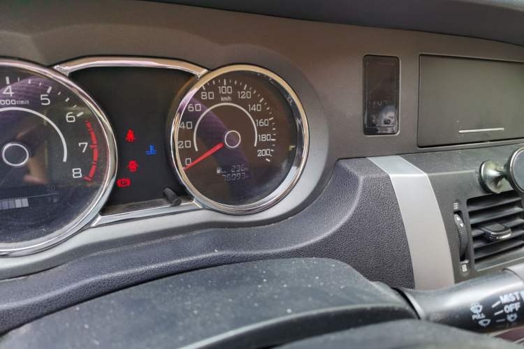 Used Great Wall C30 2010 1.5L Manual Elite Edition Odometer Close Up