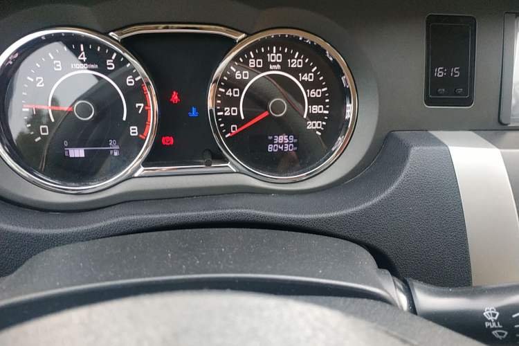 Used Great Wall C30 2012 1.5L Manual Luxury Version Odometer Close Up