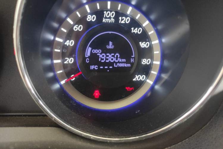 Used Great Wall C30 2012 1.5L Manual Comfort Edition Odometer Close Up