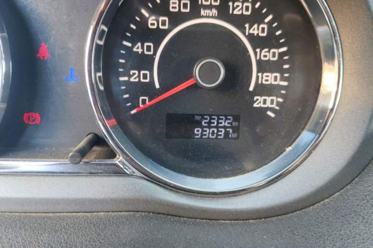 Used Great Wall C30 2012 1.5L Manual Luxury Version Odometer Close Up