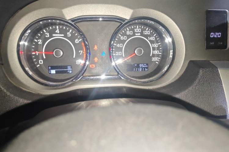 Used Great Wall C30 2012 1.5L Manual Luxury Version Odometer Close Up