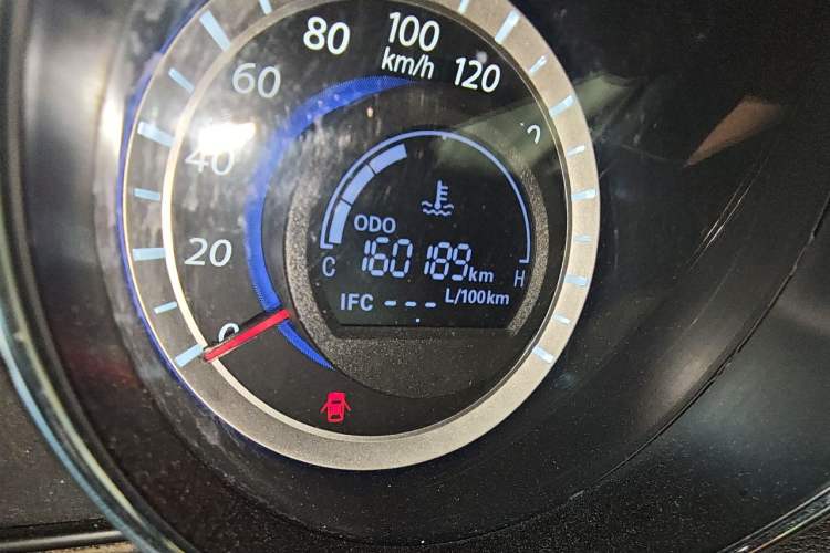 Used Great Wall C30 2012 1.5L Manual Comfort Edition Odometer Close Up