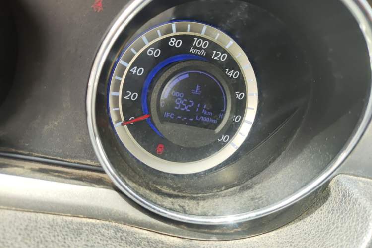 Used Great Wall C30 2012 1.5L Manual Luxury Version Odometer Close Up