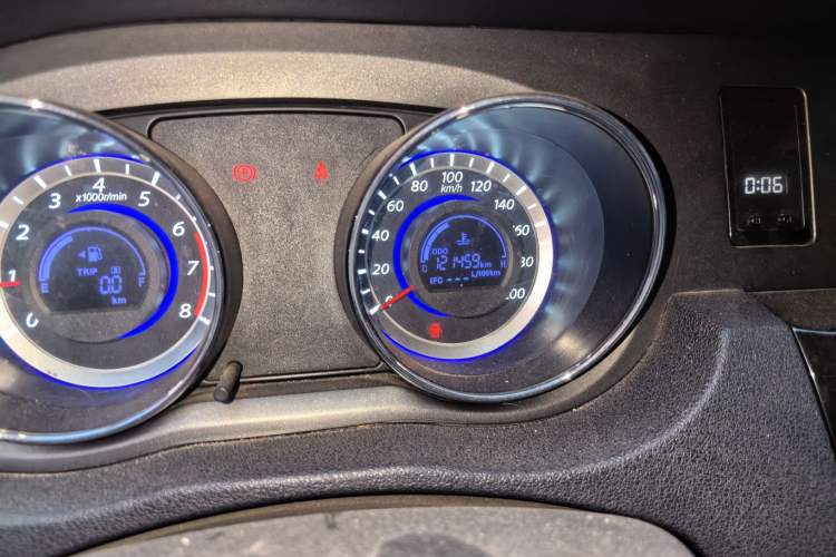 Used Great Wall C30 2012 1.5L Manual Comfort Edition Odometer Close Up