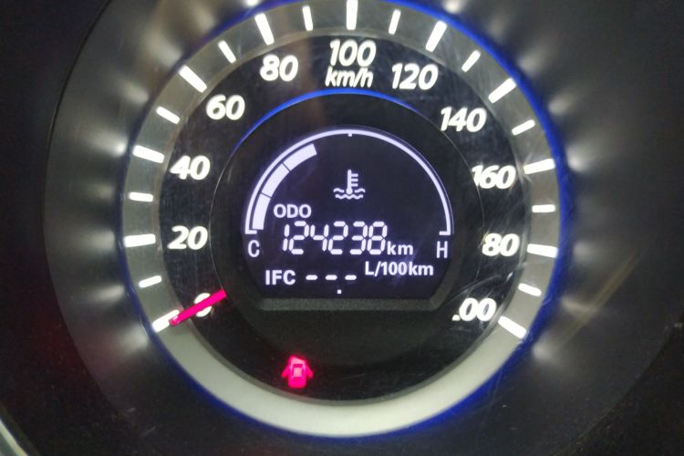 Used Great Wall C30 2012 1.5L Manual Luxury Version Odometer Close Up