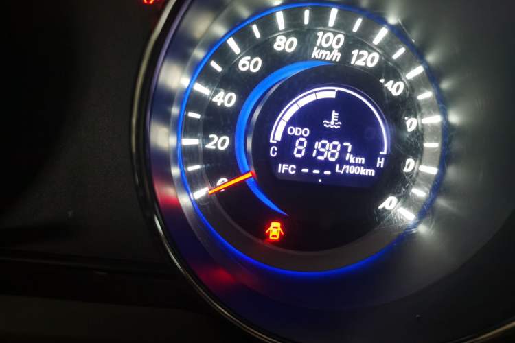 Used Great Wall C30 2013 1.5L Manual Luxury Model Odometer Close Up