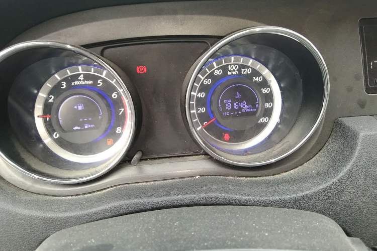 Used Great Wall C30 2013 1.5L Manual Luxury Model Odometer Close Up