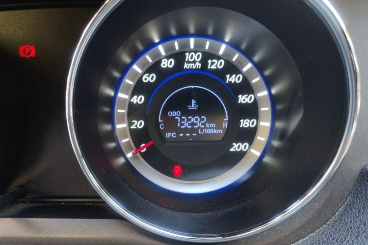 Used Great Wall C30 2013 1.5L Manual Luxury Model Odometer Close Up