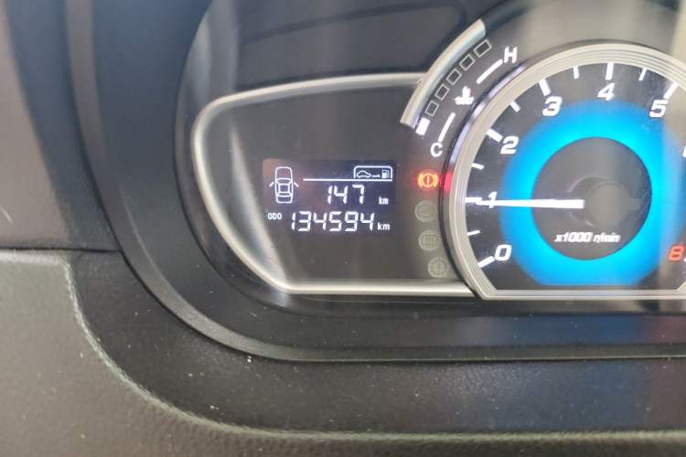 Used Great Wall C30 2013 1.5L Manual Luxury Model Odometer Close Up