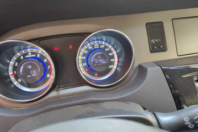Used Great Wall C30 2013 1.5L Manual Luxury Model Odometer Close Up