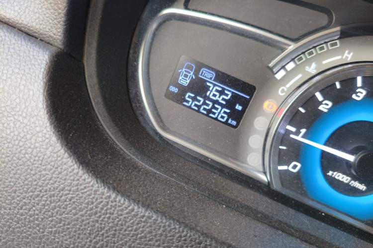 Used Great Wall C30 2013 1.5L Manual Luxury Model Odometer Close Up