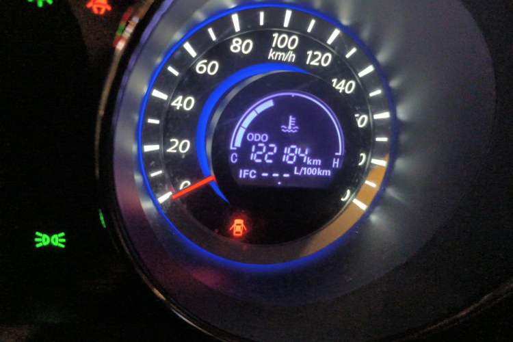 Used Great Wall C30 2013 1.5L Manual Comfort Model Odometer Close Up