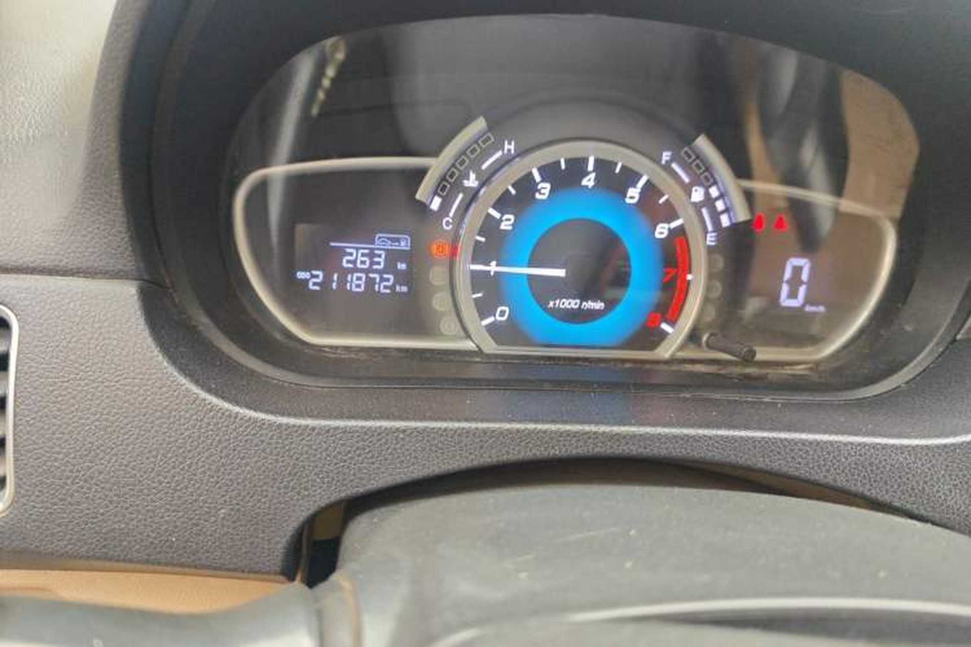 Used Great Wall C30 2013 New Vision Edition 1.5L Manual Fashion Model Odometer Close Up