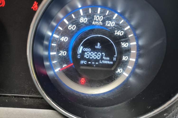 Used Great Wall C30 2013 1.5L Manual Luxury Model Odometer Close Up