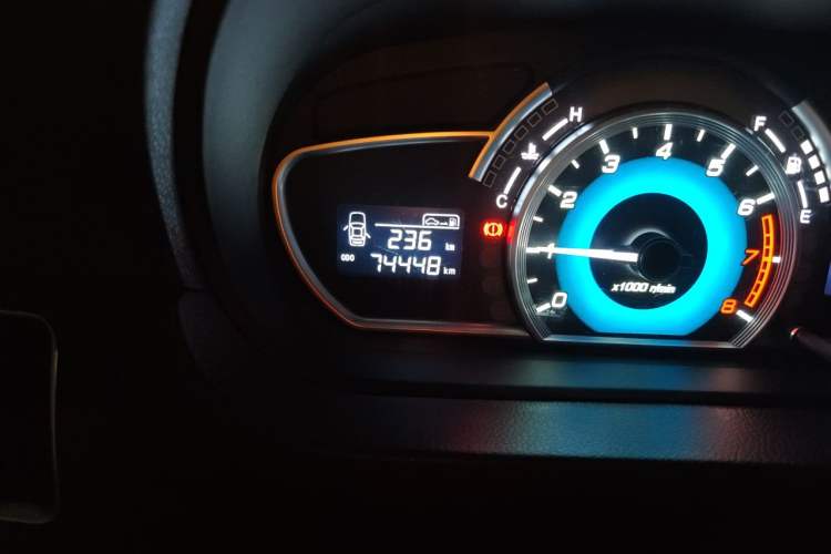 Used Great Wall C30 2013 New Vision Edition 1.5L Manual ZhiShang Model Odometer Close Up