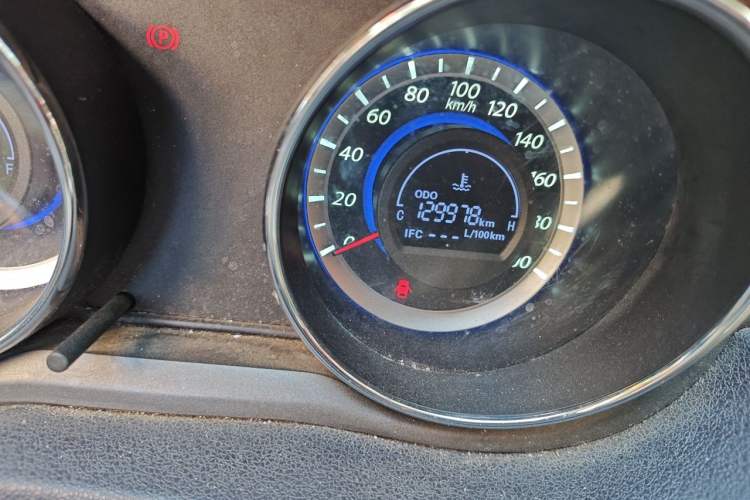 Used Great Wall C30 2013 1.5L Manual Luxury Model Odometer Close Up