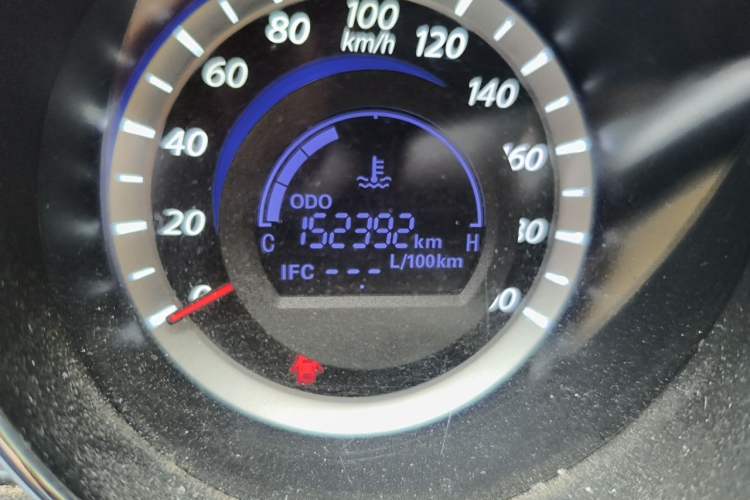 Used Great Wall C30 2013 1.5L Manual Luxury Model Odometer Close Up