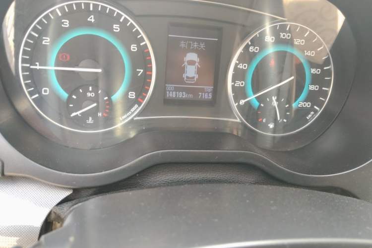 Used Great Wall C30 2015 1.5L Manual Luxury Model Odometer Close Up